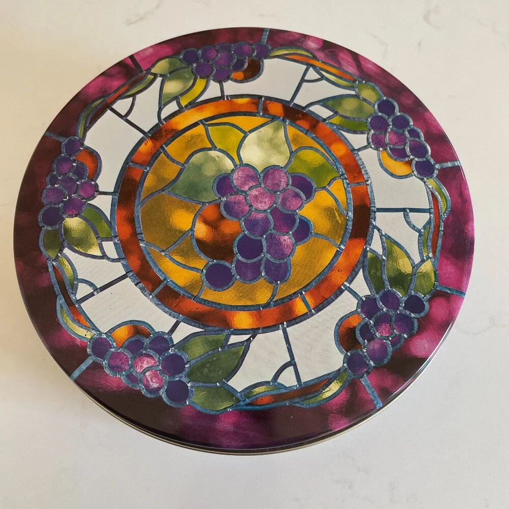 Large Cookie Candy Tin Vintage 1990’s New